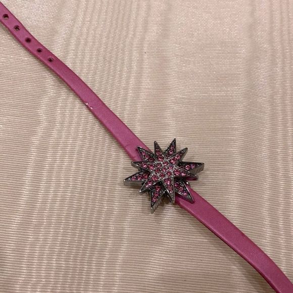 NWT Badgley Mischka Pink Rhinestone Watch - Picture 13 of 13